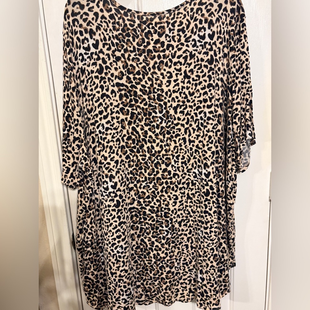 Maurices Animal Print Button Down Shirt